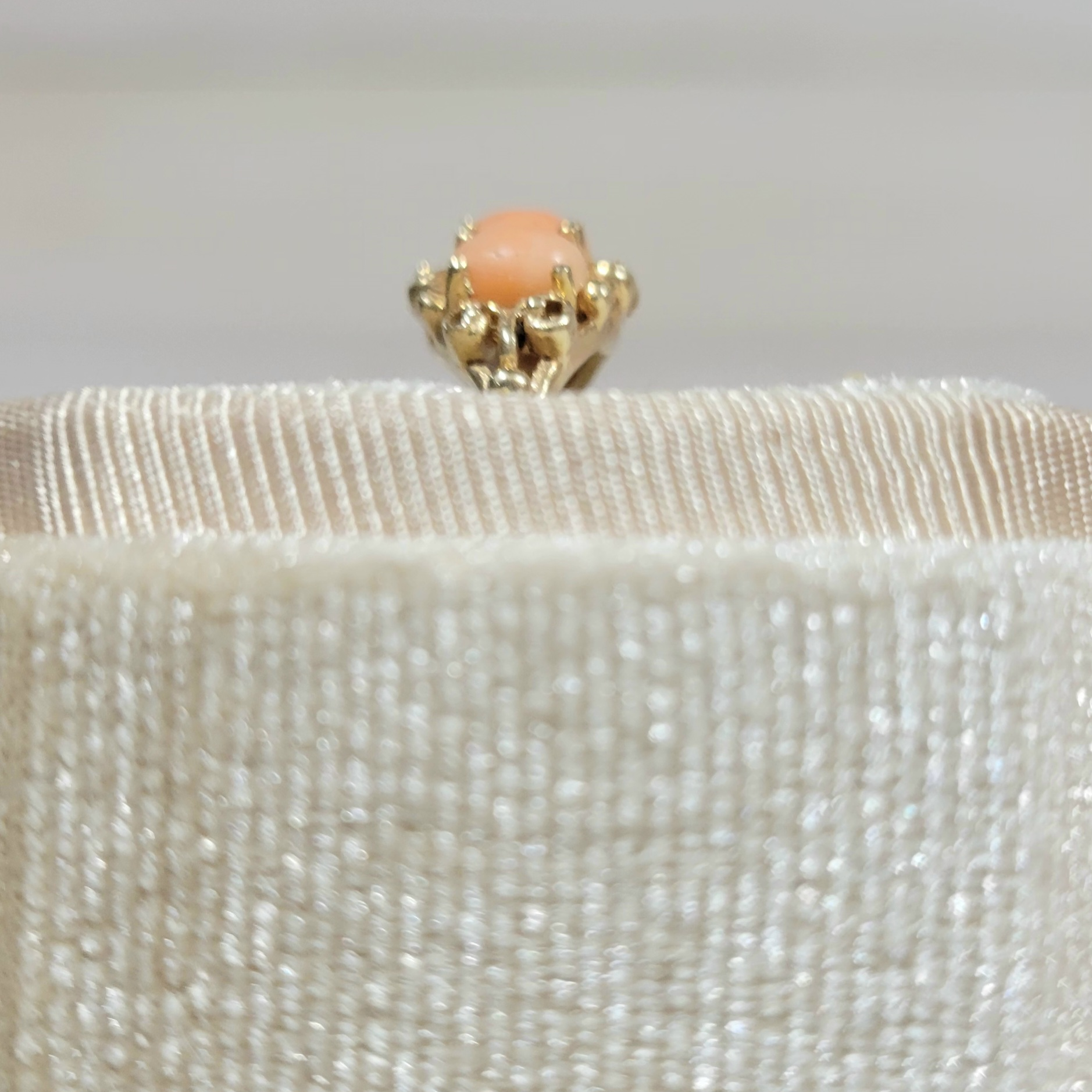 Vintage Coral 14K Yellow Gold Ring