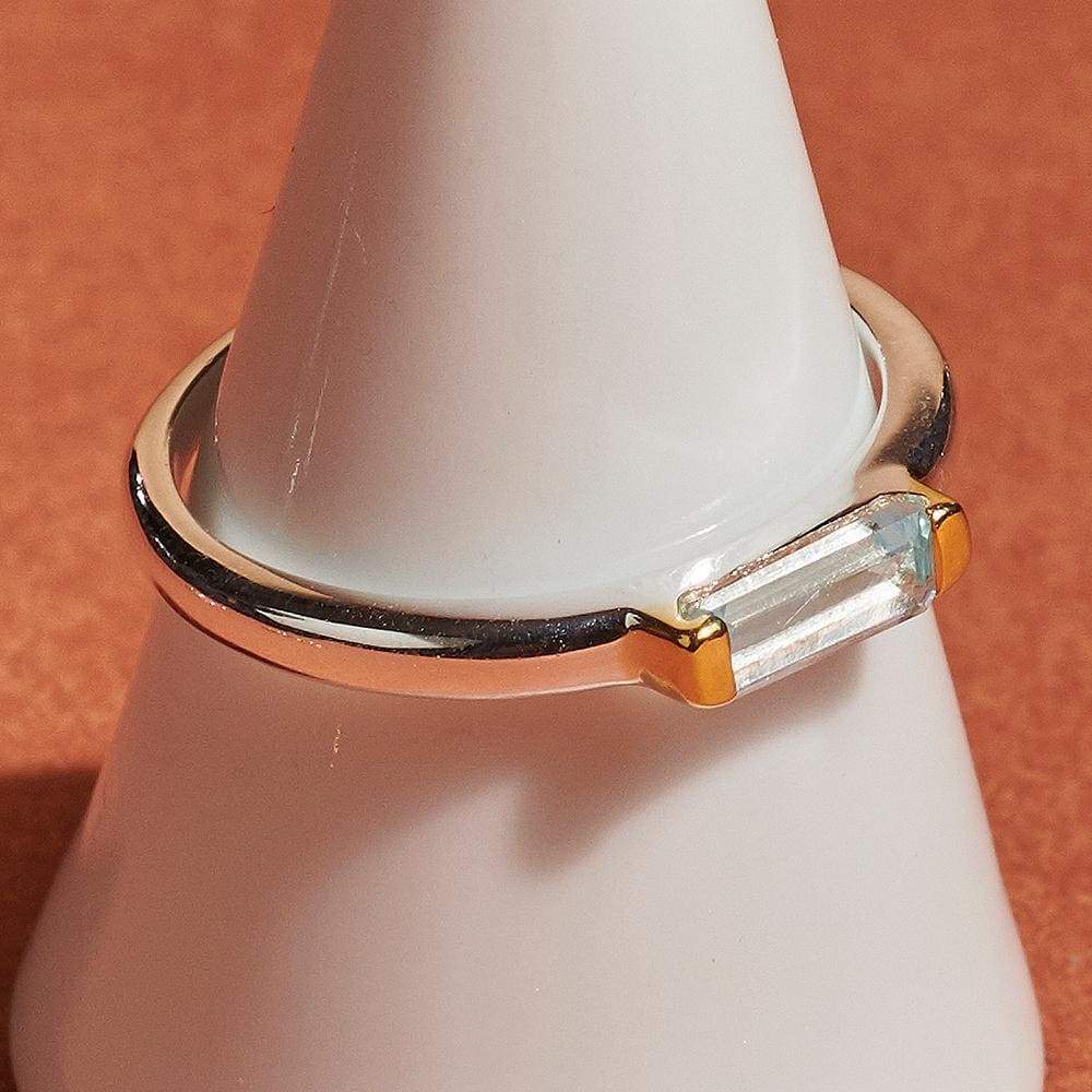 Topaz Gemstone Silver Ring, Engagement Ring, Wedding Ring, Nickel Free, Handcrafted Jewelry, Handmade Ring